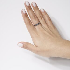 Anillo plateado inspiración cartier