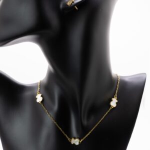 Set dorado con blanco inspiración